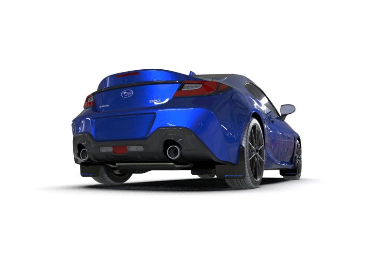 Rally Armor 22-25 Subaru BRZ / Toyota GR86 Black UR Mud Flap w/Blue Logo Mud Flaps Rally Armor