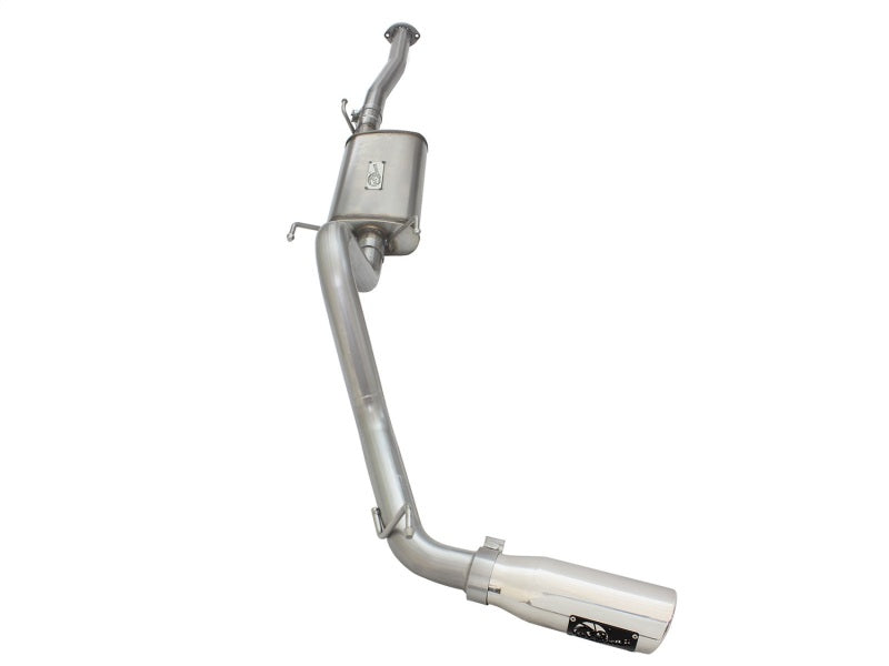 aFe MACH Force XP 2.5in Cat-Back Stainless Steel Exhaust w/Polished Tip Toyota Tacoma 13-14 2.7L Catback aFe