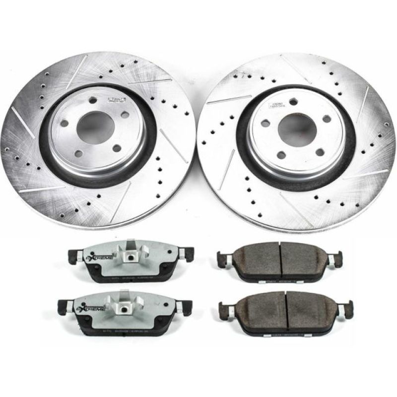 Power Stop 15-18 Ford Focus Front Z26 Street Warrior Brake Kit Brake Kits - Performance D&S PowerStop