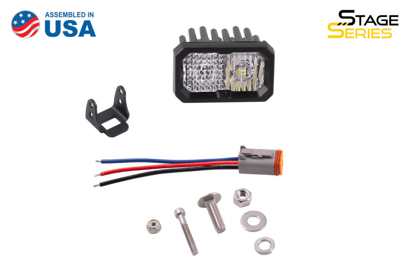 Diode Dynamics Stage Series 2 In LED Pod Sport - White Fog Standard ABL Each Light Accessories and Wiring Diode Dynamics