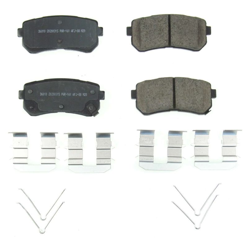 Power Stop 18-19 Hyundai Kona Rear Z17 Evolution Ceramic Brake Pads w/Hardware Brake Pads - OE PowerStop