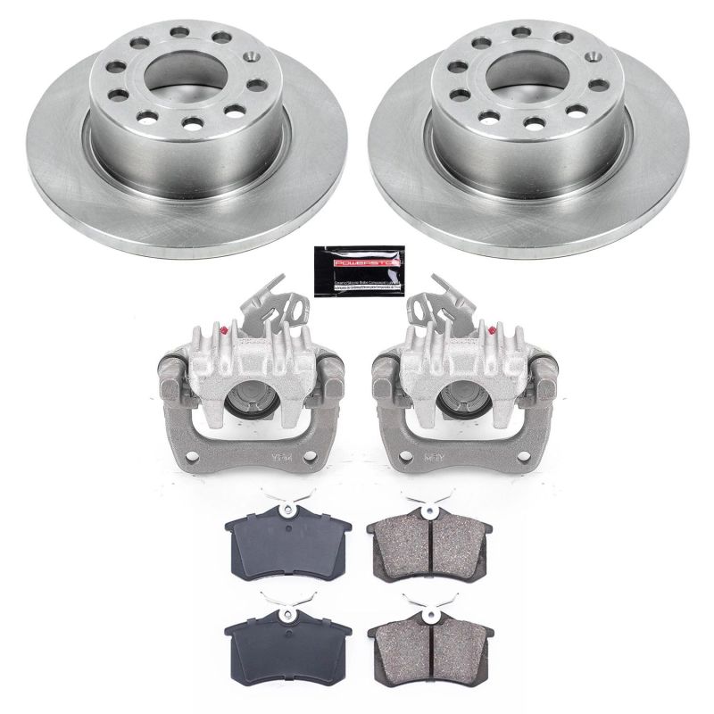 Power Stop 10-13 Audi A3 Rear Autospecialty Brake Kit w/Calipers Brake Kits - OE PowerStop