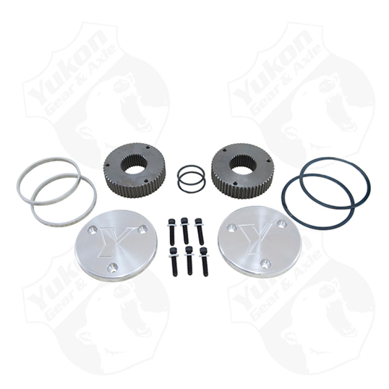 Yukon Gear Hardcore Drive Flange Kit For Dana 60 / 35 Spline Outer Stubs. Yukon Engraved Caps Differential Install Kits Yukon Gear & Axle