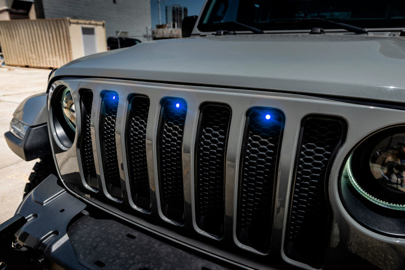 Oracle Pre-Runner Style LED Grille Kit for Jeep Gladiator JT - Blue Light Strip LED ORACLE Lighting