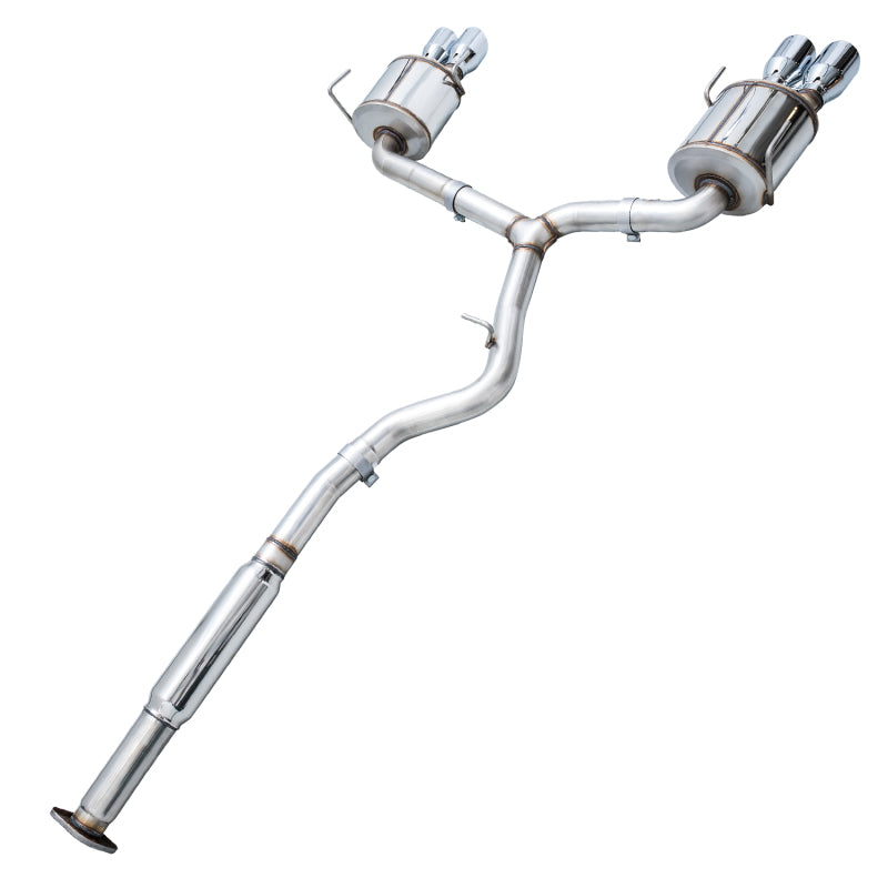 AWE Tuning Subaru STI VA / WRX GV / STI GV Sedan Touring Edition Exhaust - Chrome Silver Tip (102mm) Catback AWE Tuning