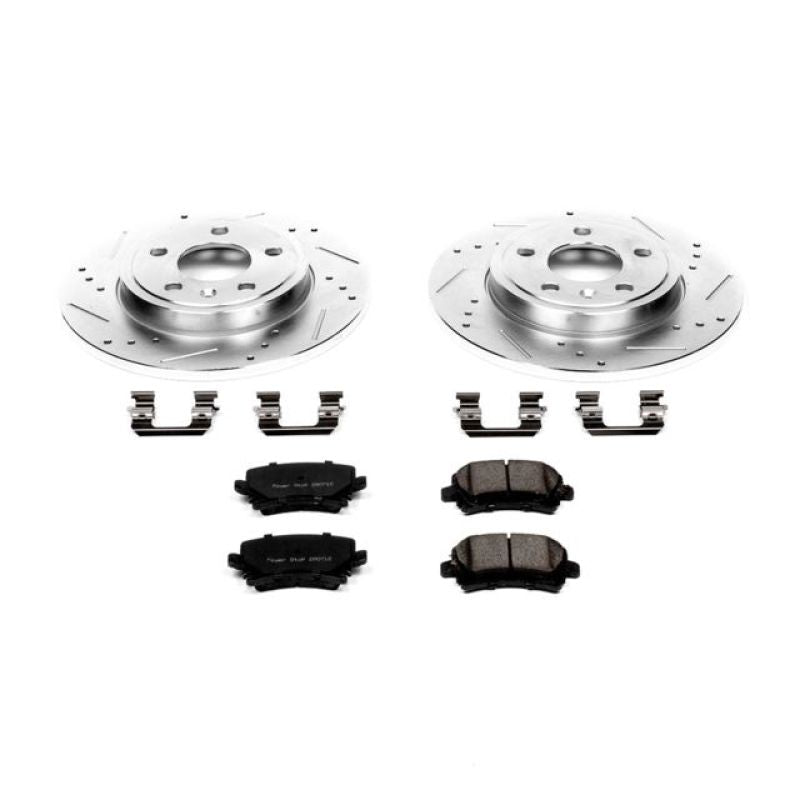 Power Stop 05-09 Audi A4 Rear Z23 Evolution Sport Brake Kit Brake Kits - Performance D&S PowerStop