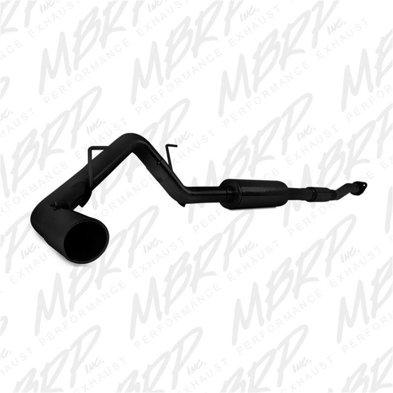 MBRP 11-14 Ford F150 3in Cat Back Single Side Exit Black Coated Exhaust System Catback MBRP