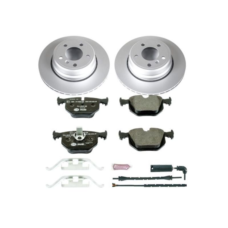 Power Stop 02-06 BMW X5 Rear Euro-Stop Brake Kit Brake Kits - OE PowerStop