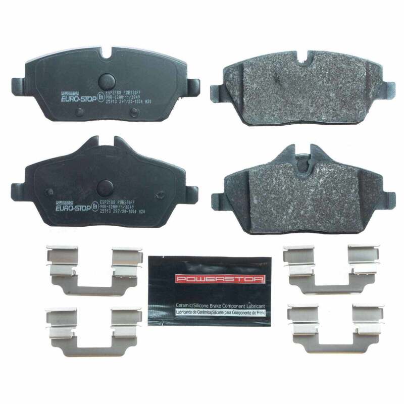 Power Stop 18-20 BMW i3s Euro-Stop ECE-R90 Front Brake Pads Brake Pads - OE PowerStop