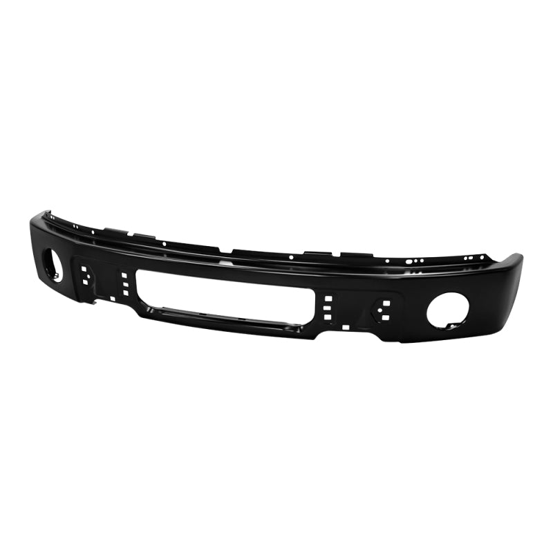 Spyder Ford F150 09-14 w/Fog Light Hole Front Bumper - Black (OEM # 9L3Z17757DPTM) Bumper Accessories SPYDER