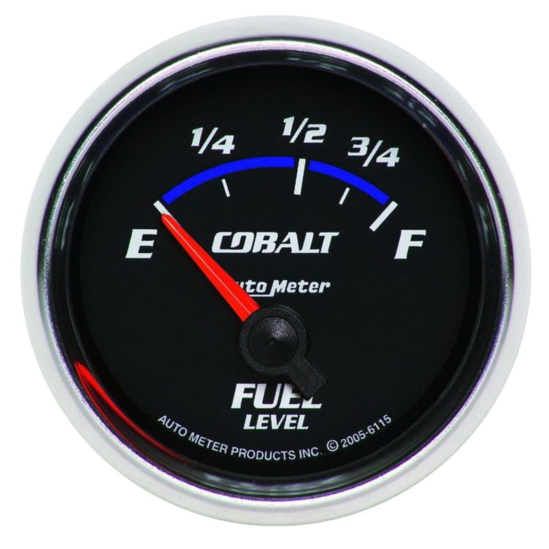 Autometer Cobalt 52mm 73 E/ 10 F SSE Fuel Level Gauge Gauges AutoMeter