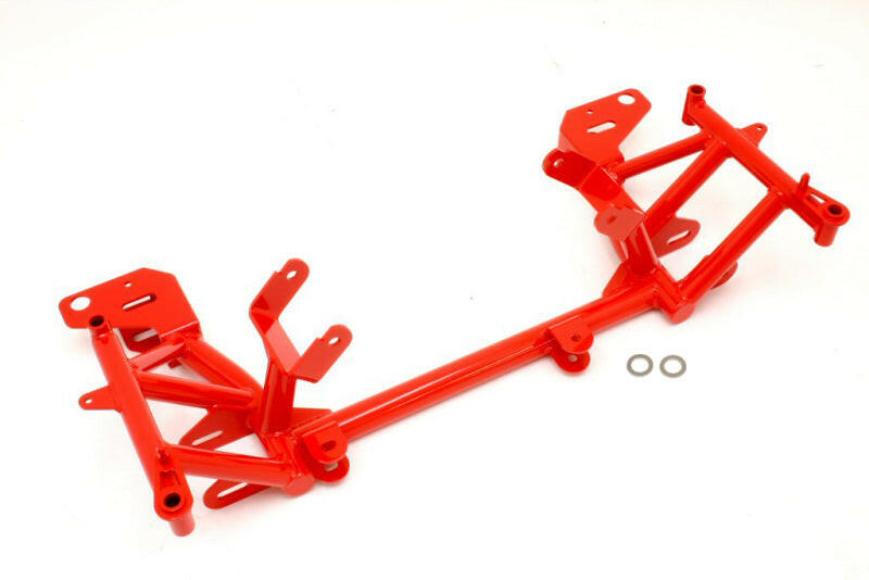 BMR 98-02 4th Gen F-Body K-Member w/ LS1 Motor Mounts and STD. Rack Mounts - Red Crossmembers BMR Suspension