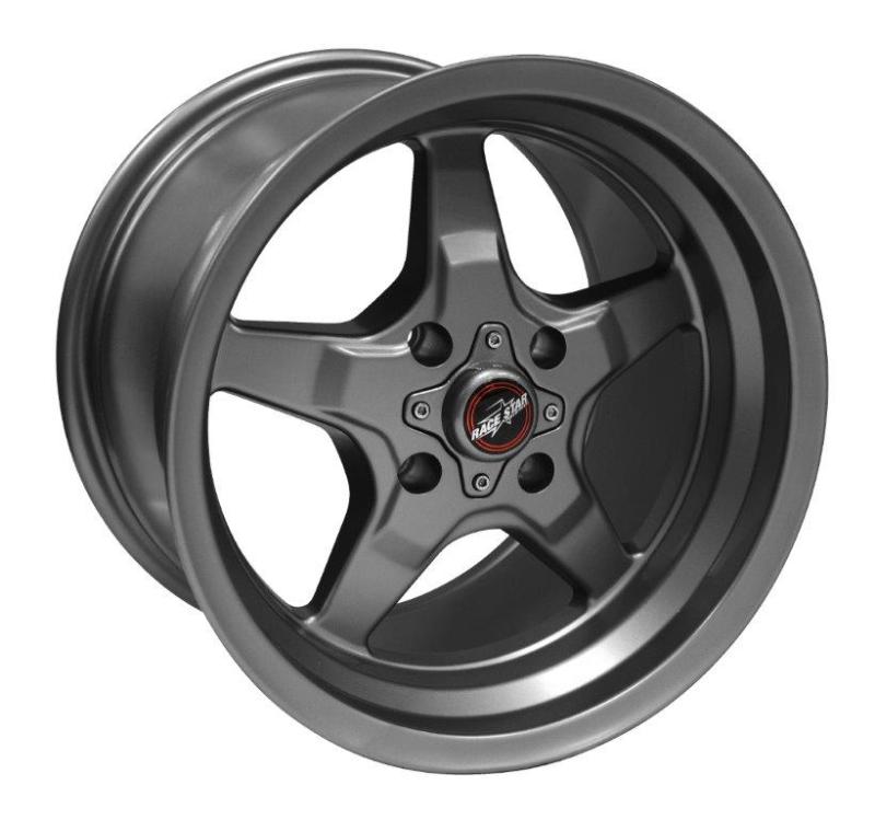Race Star 91 Drag Star 15x10.00 4x108bc 6.50bs Direct Drill Met Gry Wheel Wheels - Cast Race Star