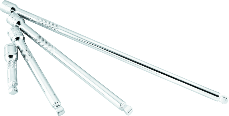 BikeMaster 4-pc 1/4in Wobble Extension Bar Set Tools BikeMaster
