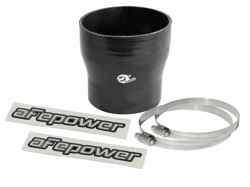 aFe Magnum FORCE Intake Coupling Kit (3 IN ID to 2-1/2 IN ID x 3 IN L) Straight Coupler - Black Air Intake Components aFe