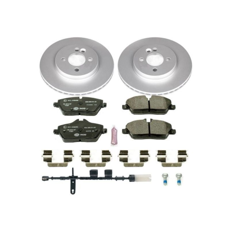 Power Stop 11-16 Mini Cooper Front Euro-Stop Brake Kit Brake Kits - OE PowerStop