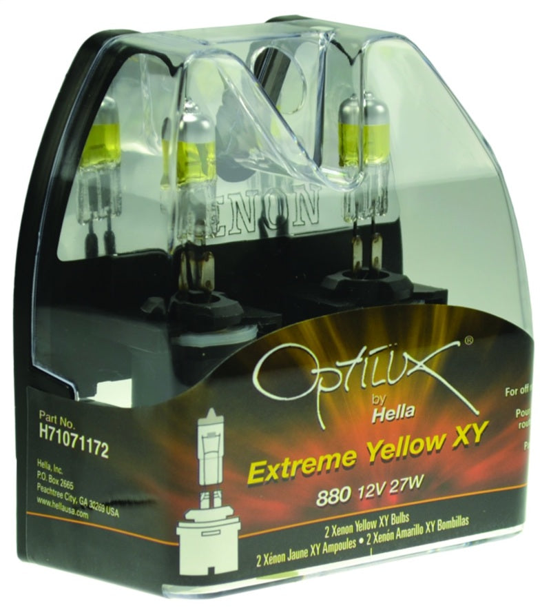 Hella Optilux 880 12V Xenon Yellow XY Bulb Bulbs Hella