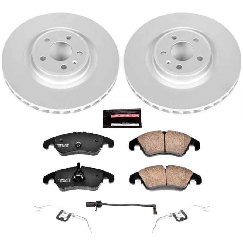 Power Stop 10-11 Audi S4 Front Z23 Evolution Sport Coated Brake Kit Brake Kits - Performance D&S PowerStop