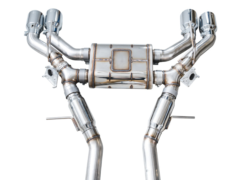 AWE Tuning 22-26 Cadillac CT5-V Blackwing SwitchPath Exhaust - Chrome Silver Tips Catback AWE Tuning