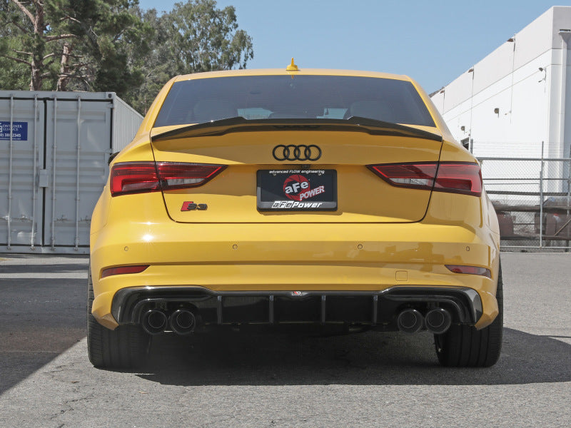aFe MACHForce XP 3in-2.5in 304SS Exhaust Cat-Back 15-20 Audi S3 L4-2.0L (t) - Black Tips Catback aFe