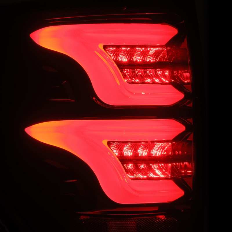 AlphaRex 09-14 Ford F-150 (Excl Flareside Truck Bed Models) PRO-Series LED Tail Lights Red Smoke Tail Lights AlphaRex