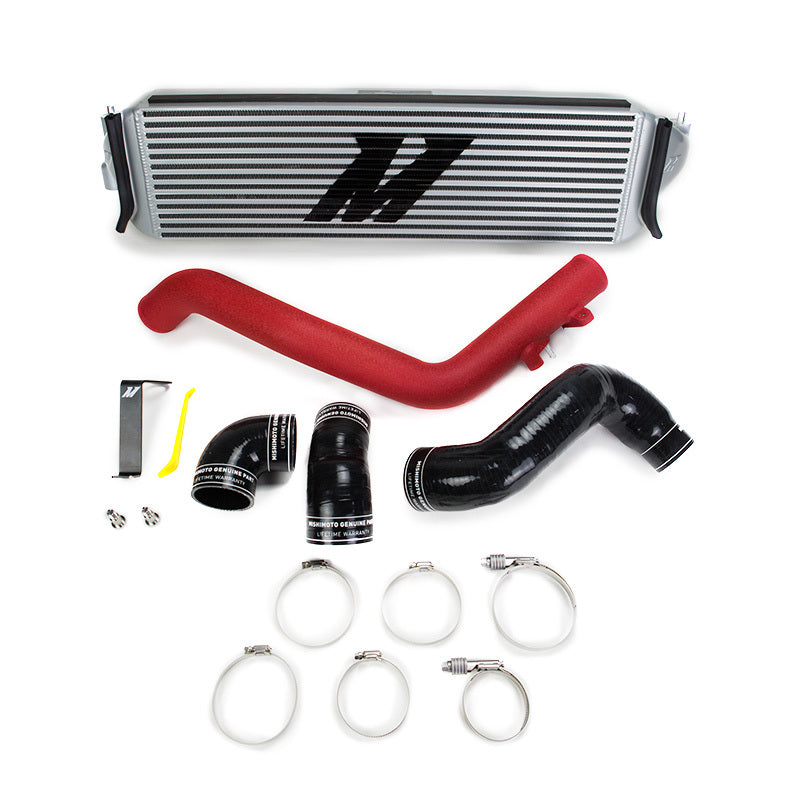 Mishimoto 2017+ Honda Civic Type R Intercooler Kit - Silver Intercooler Red Piping Intercooler Kits Mishimoto