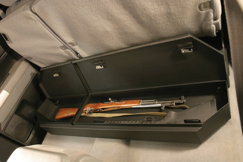 Tuffy 07-21 Toyota Tundra Double Cab Underseat Lockbox W/ Combo Lock Cargo Boxes & Bags Tuffy Products
