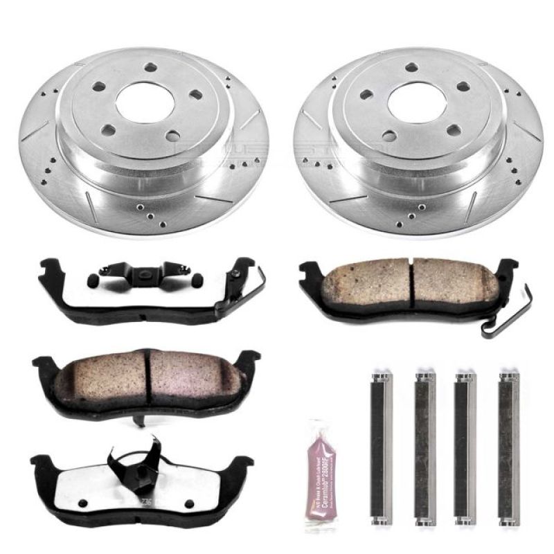Power Stop 06-10 Jeep Commander Rear Z36 Truck & Tow Brake Kit Brake Kits - Performance D&S PowerStop