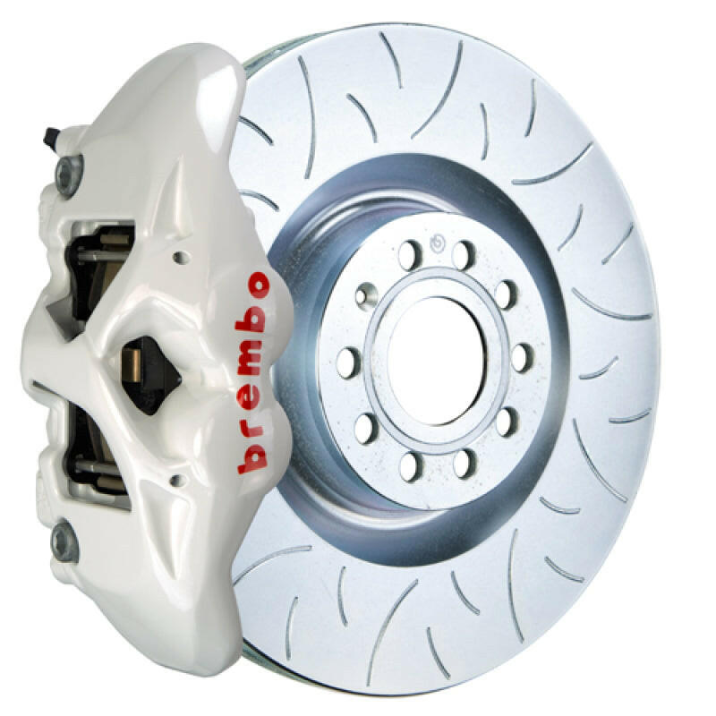 Brembo 16 C450 AMG/17-21 C43 AMG Front GT BBK 6 Piston Cast 380x34 2pc Rotor Slotted Type3- White Brake Kits - Performance Slot Brembo