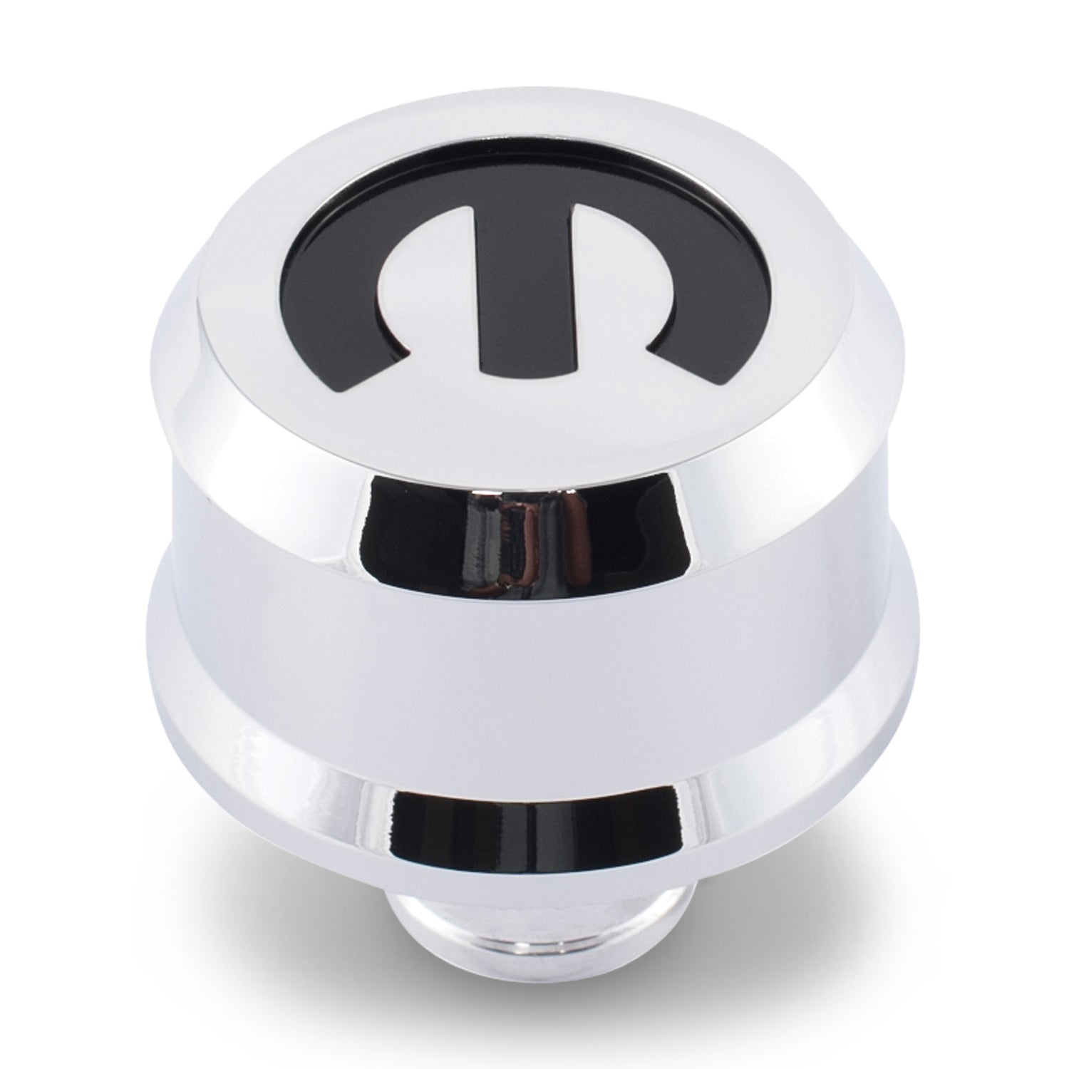 MOPAR Emblem Slant Edge Breather Cap Emblem Chrm Engine Crankcase Breather Cap Proform