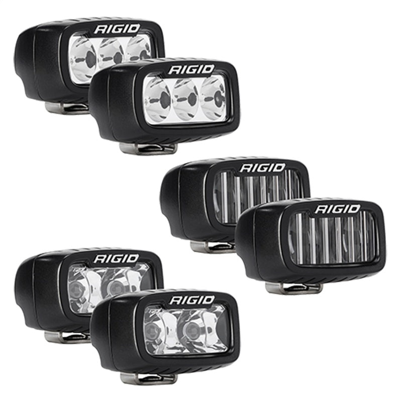 Rigid Industries 2021+ Ford Mod Bumper Triple SR-M Fog Light Kit Light Mounts Rigid Industries