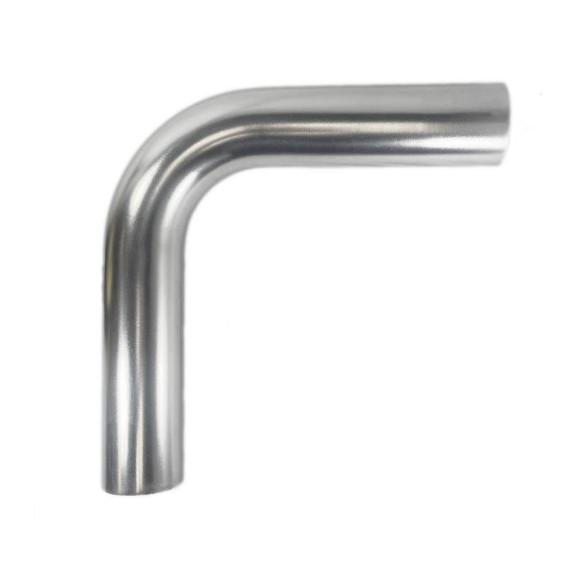 Ticon 3.5in Aluminum 6061 90 Deg Mandrel Bend - 1.5D Radius Aluminum Tubing Ticon