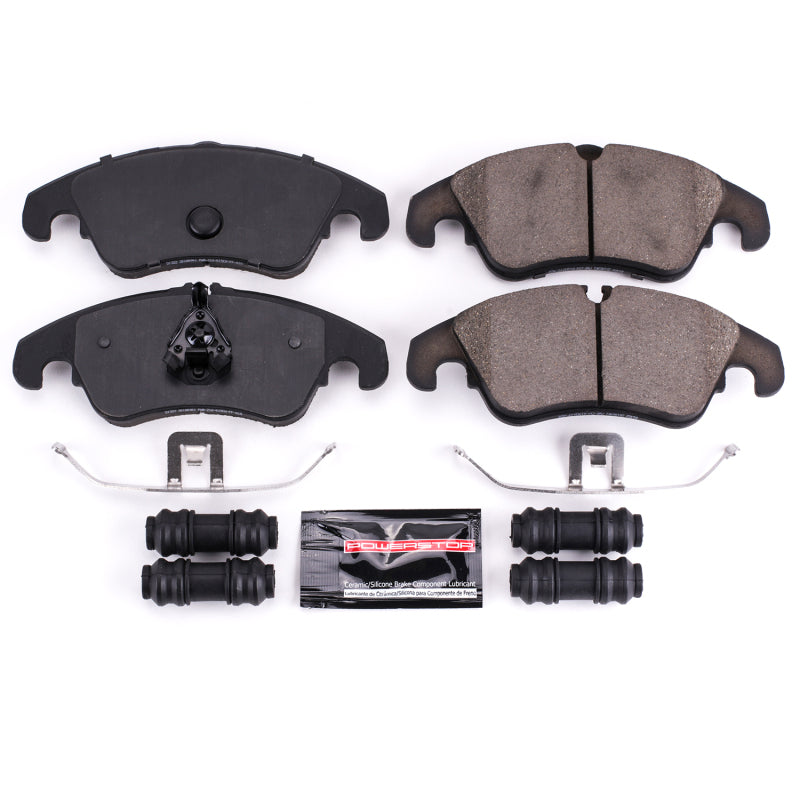 Power Stop 10-16 Audi A4 Front Z23 Evolution Sport Brake Pads w/Hardware Brake Pads - Performance PowerStop