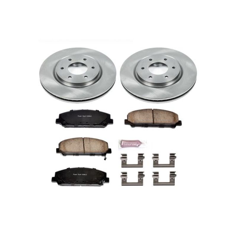 Power Stop 12-15 Nissan Armada Front Autospecialty Brake Kit Brake Kits - OE PowerStop