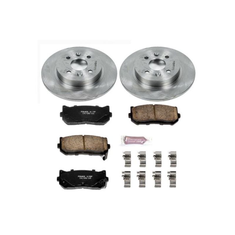 Power Stop 98-01 Kia Sephia Rear Autospecialty Brake Kit Brake Kits - OE PowerStop