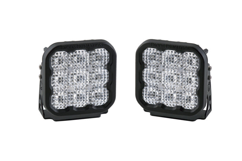 Diode Dynamics SS5 LED Pod Sport - White Flood (Pair) Light Accessories and Wiring Diode Dynamics