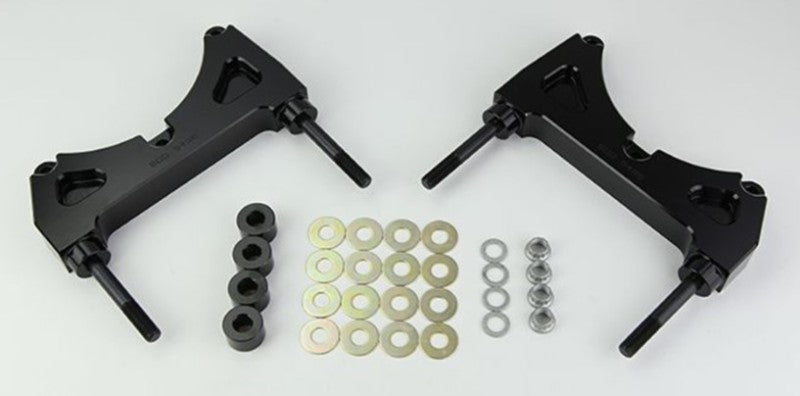 Wilwood Brackets (2) - w/Mounting Kit - SL4R - P-Brake Kit 14in Rotor Brake Hardware Wilwood