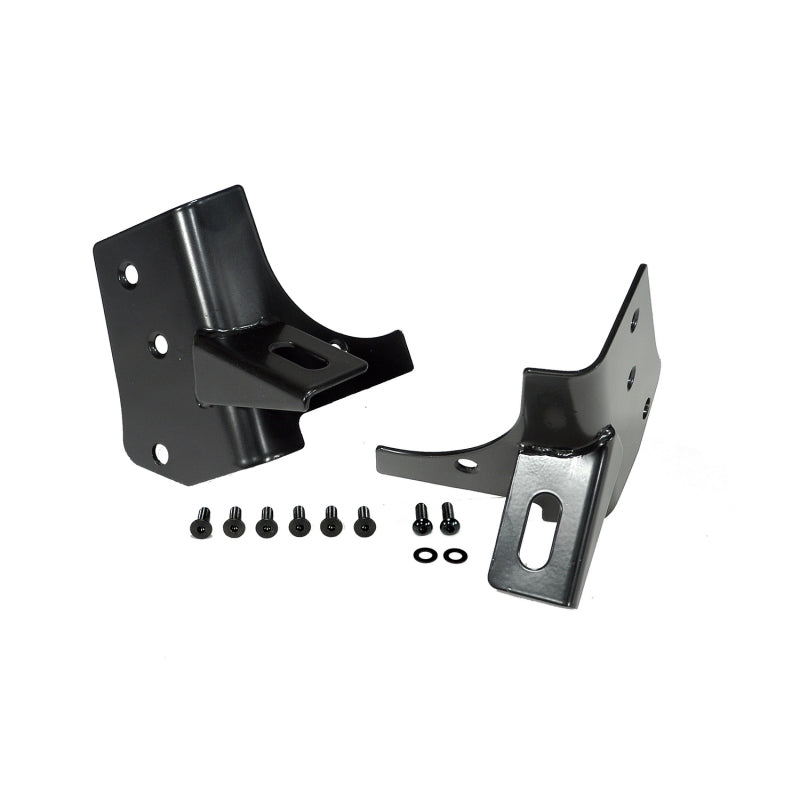 Rugged Ridge 97-06 Jeep Wrangler TJ Windshield Hinge Light Brackets Black Brackets Rugged Ridge