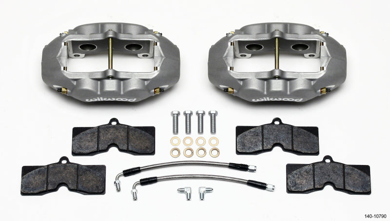 Wilwood D8-4 Rear Caliper Kit Clear Corvette C2 / C3 65-82 Big Brake Kits Wilwood