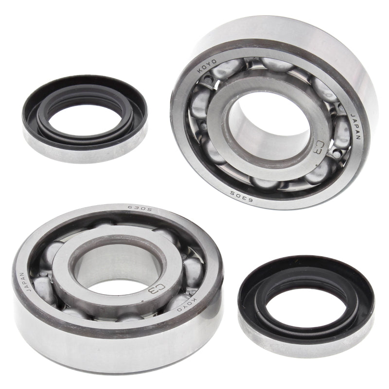 All Balls Racing 83-90 Kawasaki KDX200 Crank Shaft Bearing Kit Bearings All Balls Racing