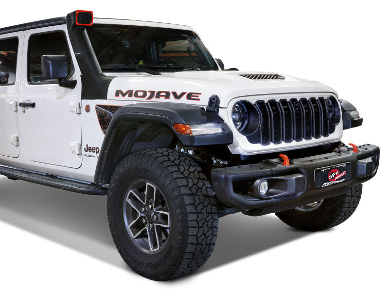 aFe POWER Dynamic Air Scoop D.A.S Snorkel for 20-26 Jeep Gladiator Mojave V6-3.5L Air Intake Components aFe