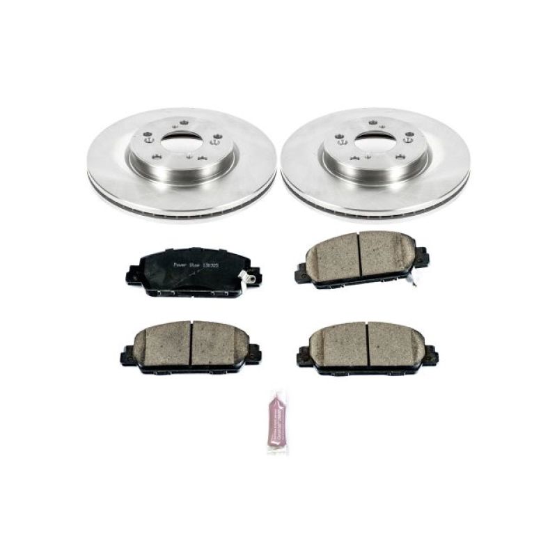 Power Stop 13-17 Honda Accord Front Autospecialty Brake Kit Brake Kits - OE PowerStop