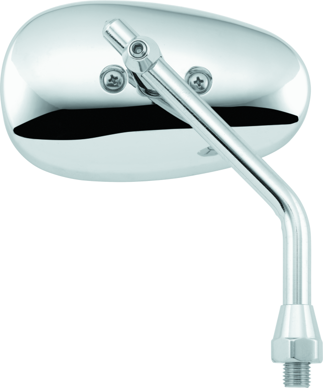BikeMaster Universal Cruiser Mirror 10mm - Each -Chrome Side Mirrors BikeMaster