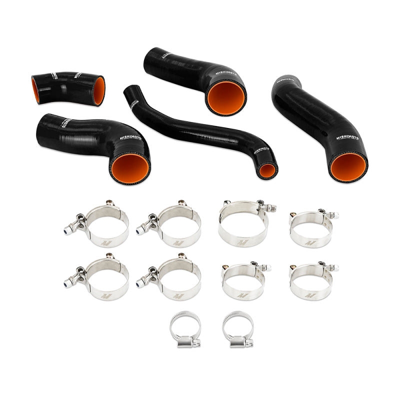 Mishimoto 13-17 Hyundai Veloster Turbo Silicone Intercooler Hose Kit - Black Hoses Mishimoto