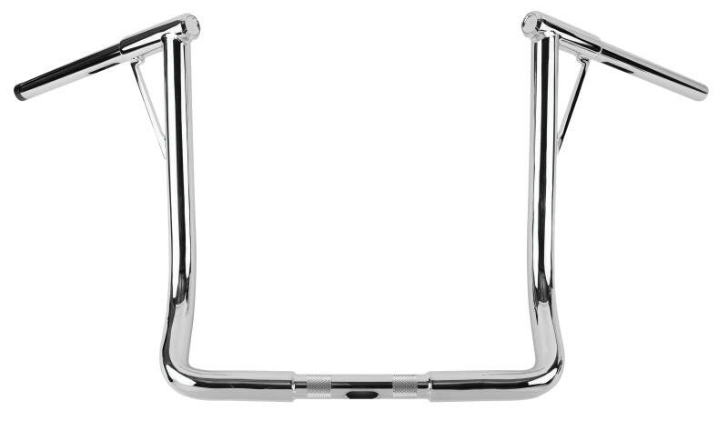 Burly Brand Louie B Bar 16in - Chrome Handlebars Burly Brand
