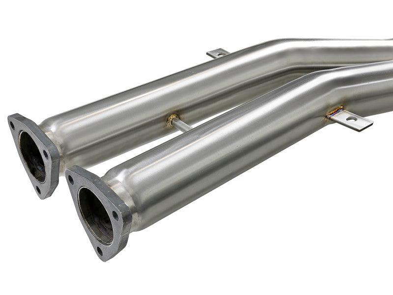 aFe MACH ForceXP 2.5 IN 304 Stainless Steel Cat-Back Exhaust System w/ Black Tips 01-06 BMW M3 (E46) Catback aFe