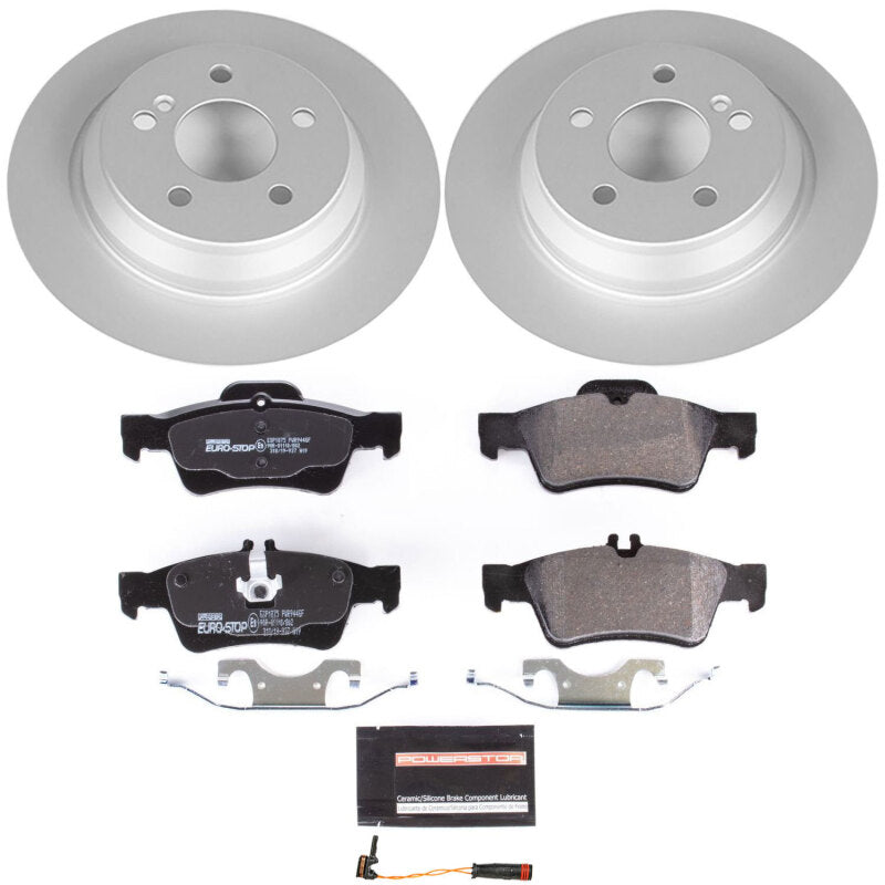 Power Stop 2006 Mercedes-Benz S350 Rear Euro-Stop Brake Kit Brake Kits - OE PowerStop