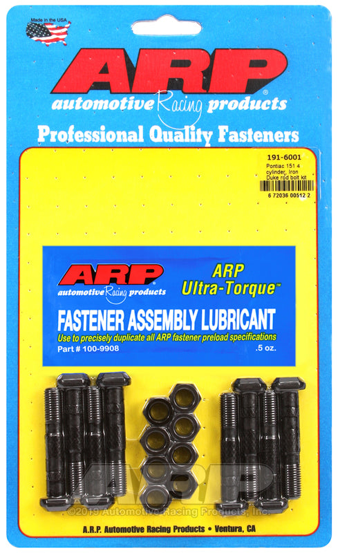ARP Pontiac 151 4-cylinder Iron Duke rod bolt kit Rod Bolt Kits ARP