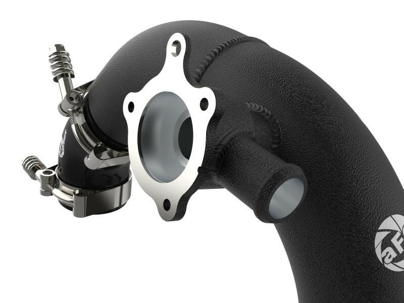 AFE 21-22 Ford Bronco L4-2.3L (t) BladeRunner Alum Hot/Cold Charge Pipe Kit - Black Intercoolers aFe