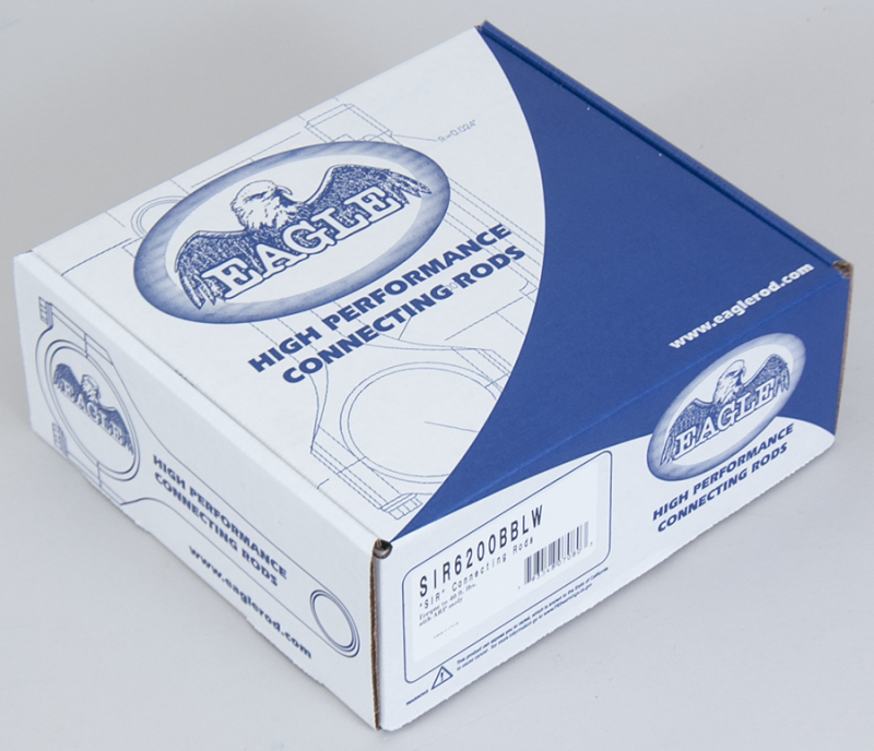 Eagle Chevrolet SB Forged 5140 Steel I-Beam Rods (Set of 8) Connecting Rods - 8Cyl Eagle